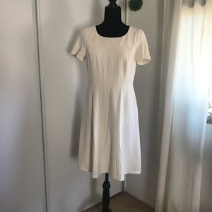 Talbots White Dress 8